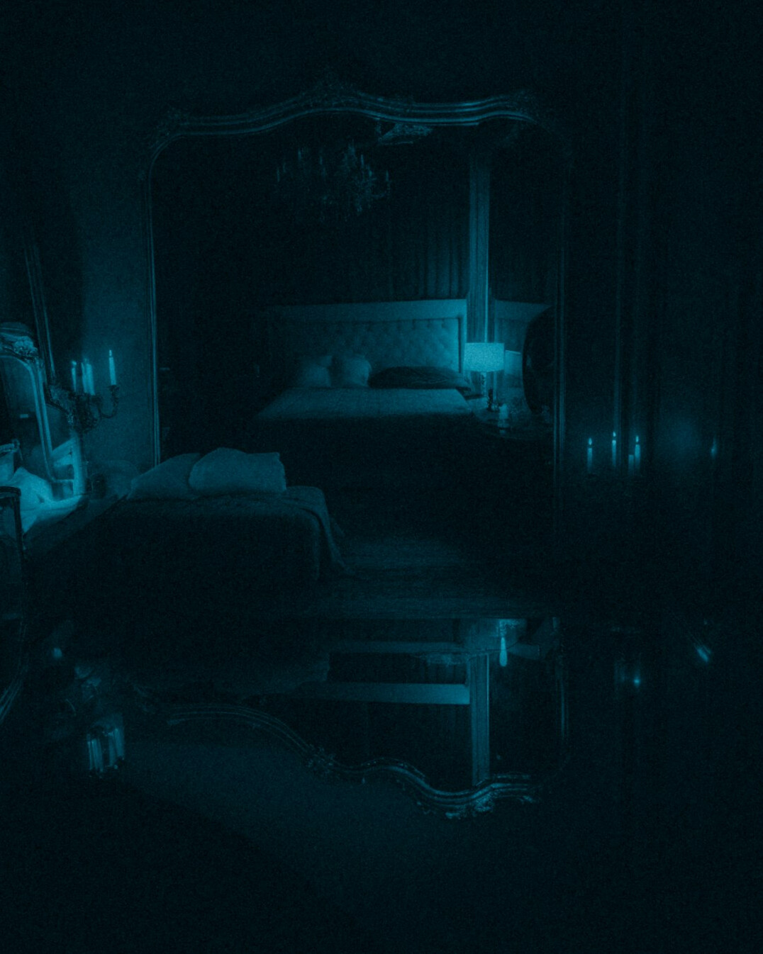 dark mystery night scene